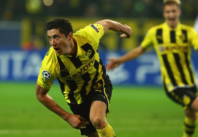 Dortmund's rise to prominence has forced their attractive young squad into the limelight. None more so than Polish striker Robert Lewandowski, who was strongly linked with a move to Manchester United earlier this year.