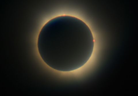 This was <a href="http://ireport.cnn.com/docs/DOC-881794" target="_blank">John Lindsay Stevenson's</a> second eclipse. The 52-year-old postman from the small island of Bribie says: "My father took me to my first eclipse in 1976 when I was 16, but it was totally clouded out and we never saw it. It was a huge disappointment but it was enough to definitely want to experience another."