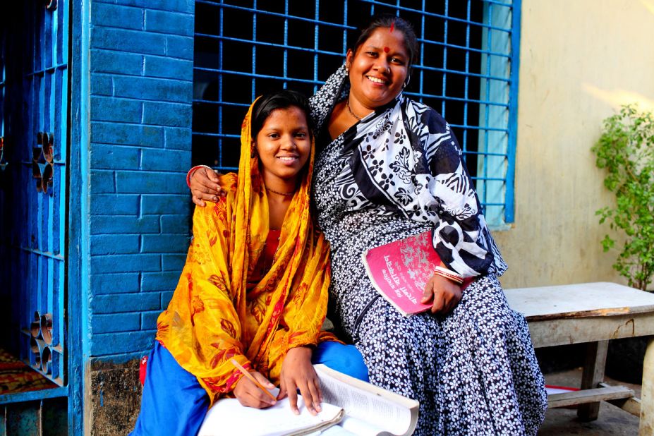 Bashona Sharkar and her daughter Tithi live in Dhaka, Bangladesh. Bashona says that the improvement in sanitation has allowed her daughter to get an education: "Before this situation, I don't think I could send my child to this school. We used to spend lots of money on doctors because of the poor sanitation ... but now we can spend more money sending our children to school and college."