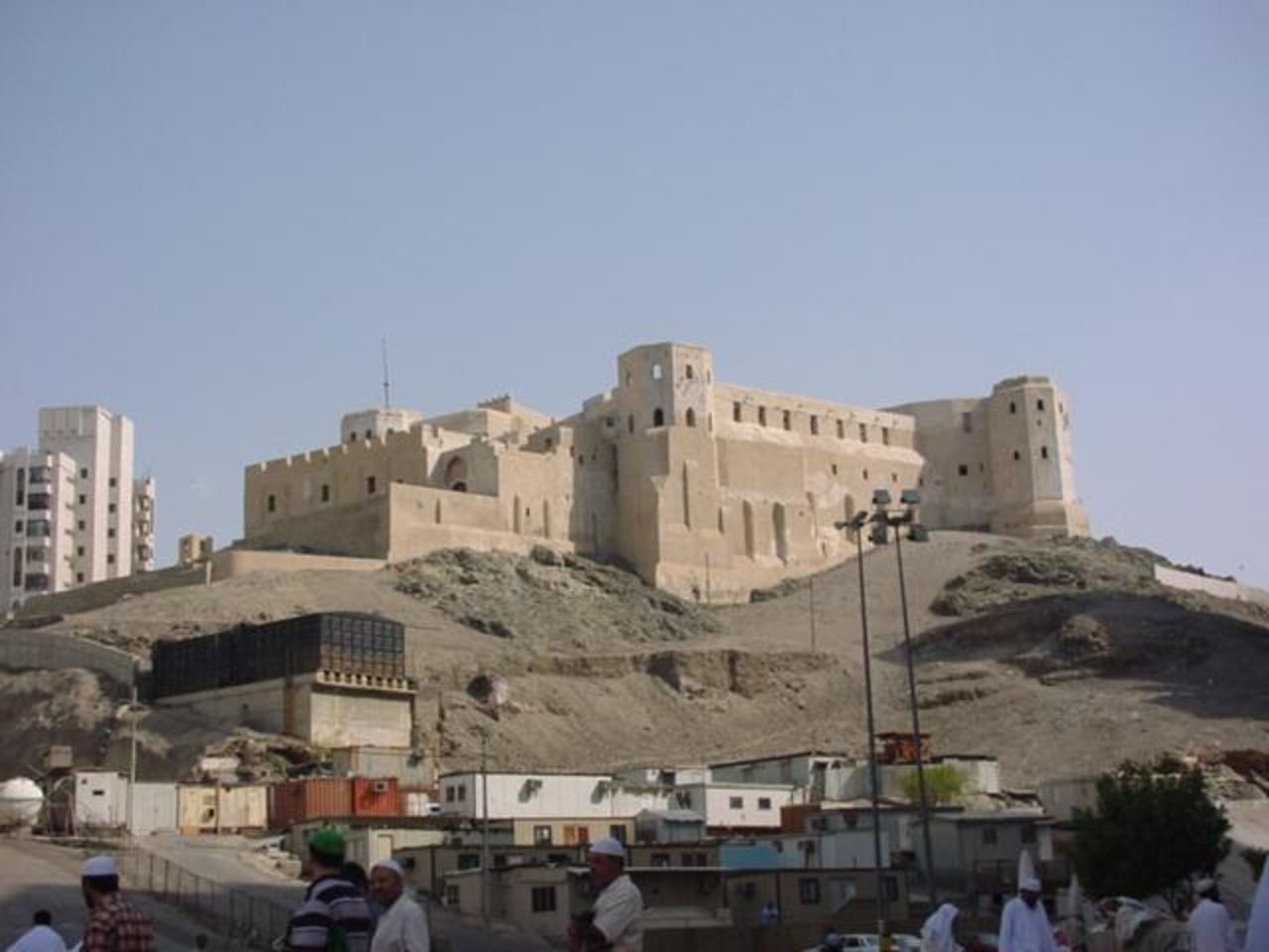 The Al Ajyad fortress was built by the Ottomans in the late 18th century to protect the Kaaba. In 2002, the fortress and the Bulbul Mount on which it stood were leveled, amid protest from the Turkish government, to make way for new developments. Saudi authorities said the fortress would be reconstructed elsewhere, but this has not yet happened. 
