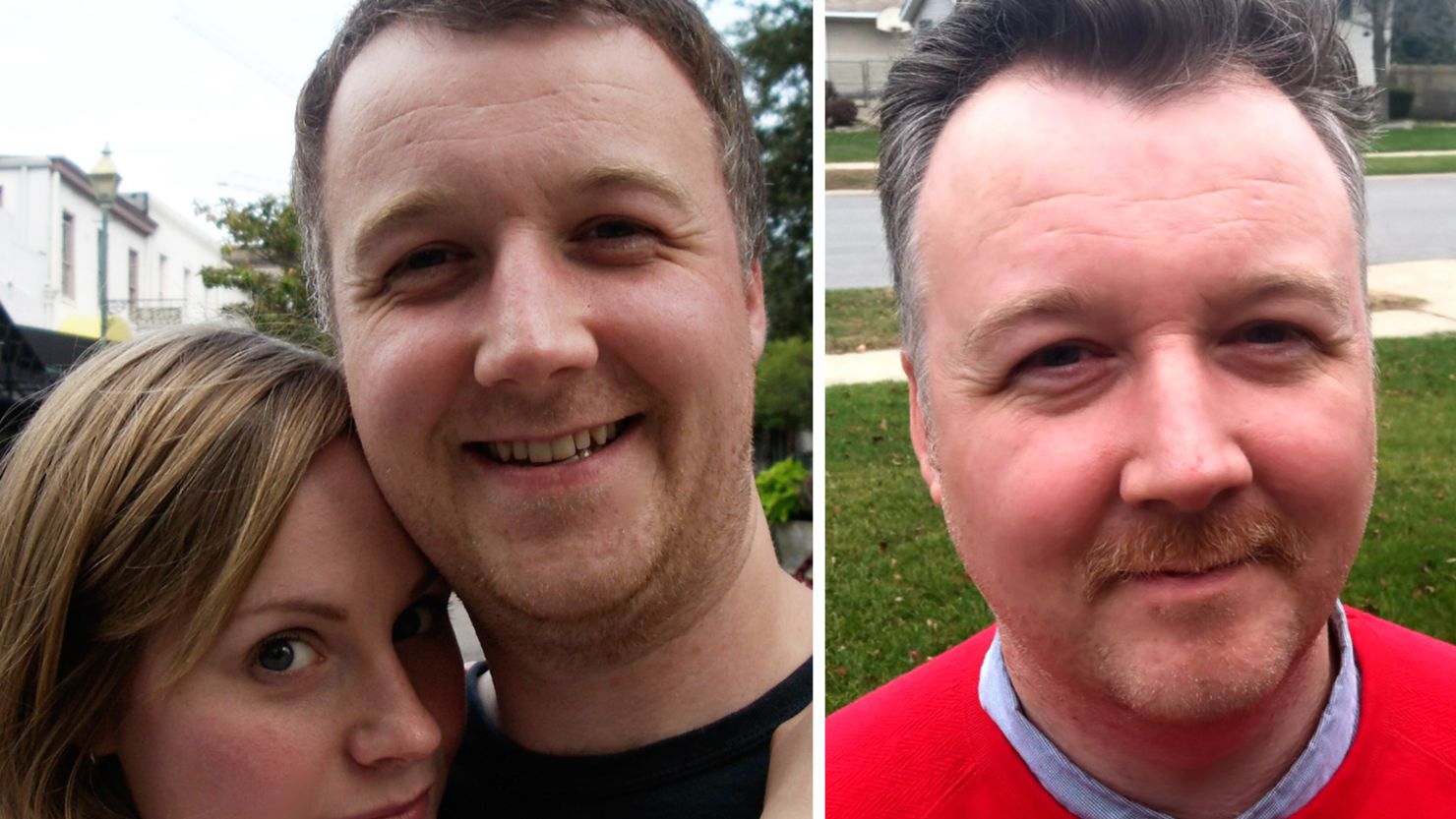CNN art director Stewart Scott-Curran shaved his facial hair this month to participate in Movember.