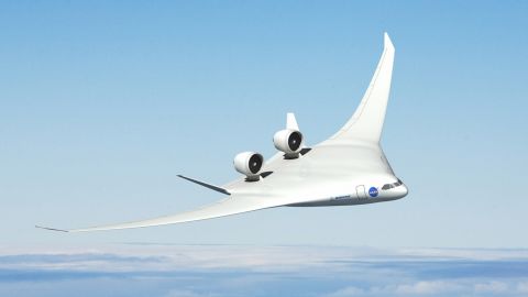 Boeing's Blended Wing Body Airlifter is a radical design in which the plane's body and wing merge into one fluid unit.