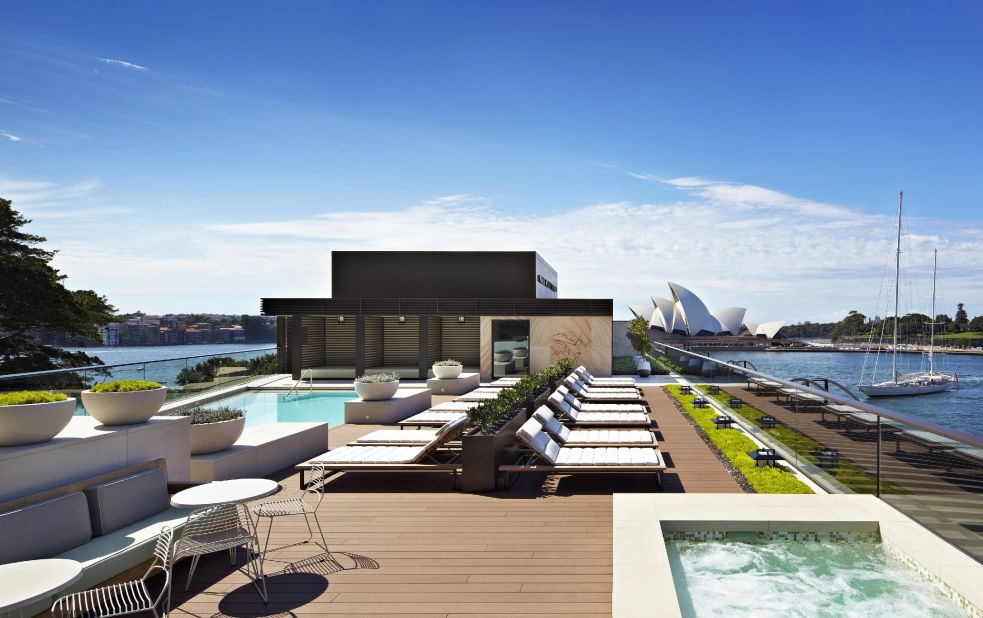 Runner up in the Wallpaper list, and relaunched after a luxurious AU$65m ($68m) makeover earlier this year, Park Hyatt Sydney is a low-slung sandstone structure located within the historic rocks district on Sydney Harbour's Campbell's Cove. 