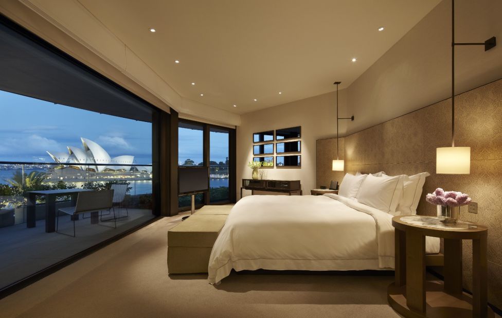 There are 155 rooms, including three new rooftop suites adjacent to the pool on the fourth floor, all of which have balconies with a view. The prestigious Sydney Suite is the grandest with almost 360-degree views of the bridge, harbor and opera house.