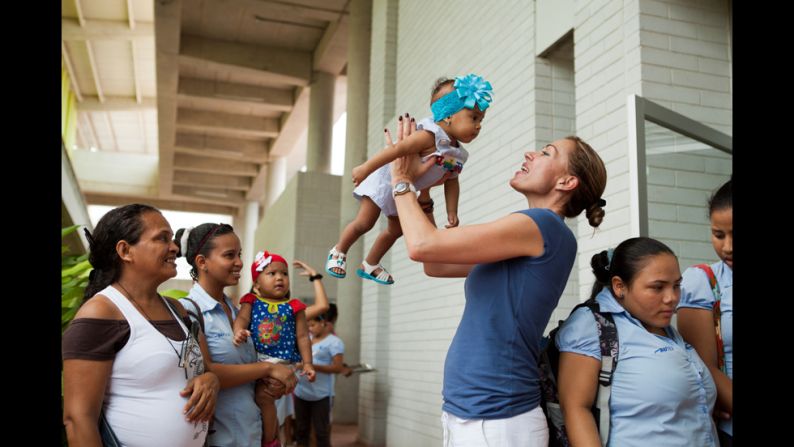 Escobar said the only way to ensure the long-term health of the children is to empower the teen mothers so they can break the cycle of poverty.