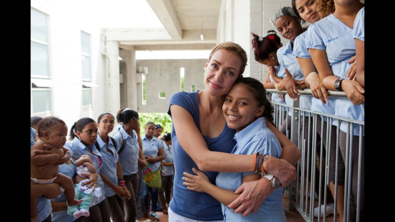 "These teen mothers are my own daughters," Escobar said. "When they get here and they make it through, I feel so proud of them."