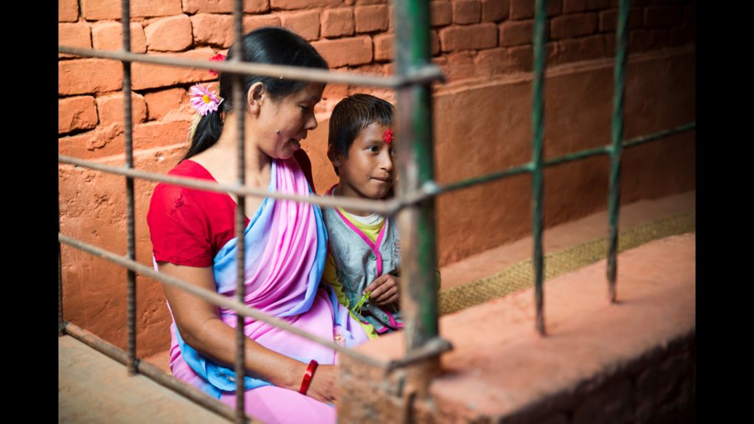 When Basnet hears about an imprisoned child, she'll visit the prison, even in remote areas of the country, and tell the parent what she can provide. If the parent agrees, Basnet brings the child back to stay with her and her staff at the Butterfly Home in Kathmandu.