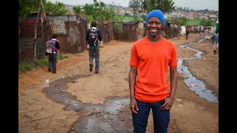 Thulani Madondo struggled as a child growing up in the slums of Kliptown, South Africa. Today, his Kliptown Youth Program provides school uniforms, meals, tutoring and after-school activities to 400 children in the community. "We're trying to give them the sense that everything is possible," he said.