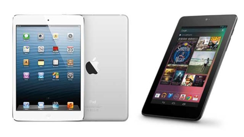 When in doubt, it's hard to disappoint Dad with an ultra-portable 7-inch tablet. The<a href="http://www.apple.com/ipad-mini/overview/" target="_blank" target="_blank"> iPad Mini</a> (left) starts at <strong>$329</strong>, while Google's more affordable Android-based <a href="http://www.google.com/nexus/7/" target="_blank" target="_blank">Nexus 7</a> (right) starts at <strong>$199</strong> for a Wi-Fi-only, 16GB model. Or consider 7-inch <a href="http://www.amazon.com/Kindle-Dolby-Audio-Dual-Band-Wi-Fi/dp/B0083PWAPW/ref=r_kdia_h_i_gl" target="_blank" target="_blank">Amazon's Kindle Fire HD tablet</a>, also starting at <strong>$199</strong>.