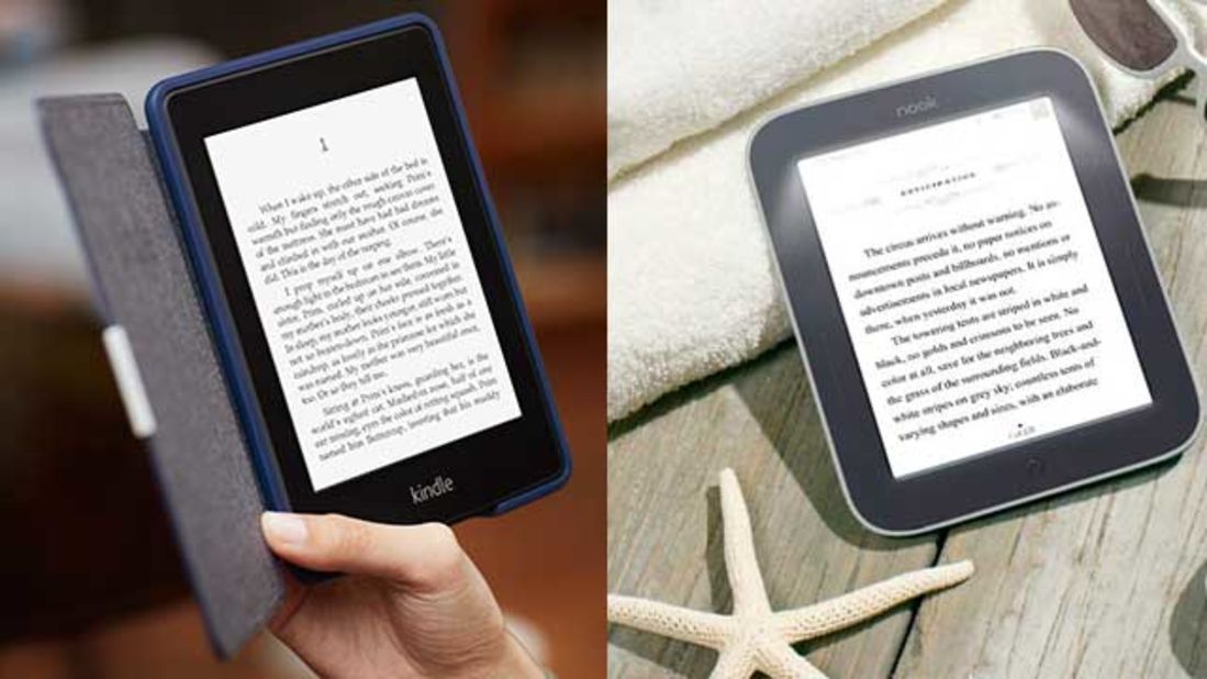 Tablets are perfect for playing games and watching movies, but avid readers might prefer a mono-tasking device that's easy on the eyes. These E Ink readers have excellent battery life and work in low light. The <a href="http://www.amazon.com/Kindle-Paperwhite-Touch-light/dp/B007OZNZG0" target="_blank" target="_blank">Kindle Paperwhite</a> (left, $119 with ads) is great for Amazon Prime members. The <a href="http://www.barnesandnoble.com/p/nook-simple-touch-with-glowlight-barnes-noble/1108046469" target="_blank" target="_blank">Nook Simple Touch with GlowLight</a> (right, $119) reads standard ePub files. 