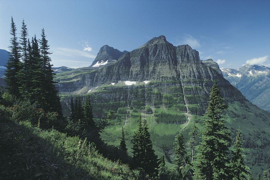 Author Laura Munson finds inspiration in the magnificence of Glacier National Park near her Montana home. Mount Oberlin is shown here. 