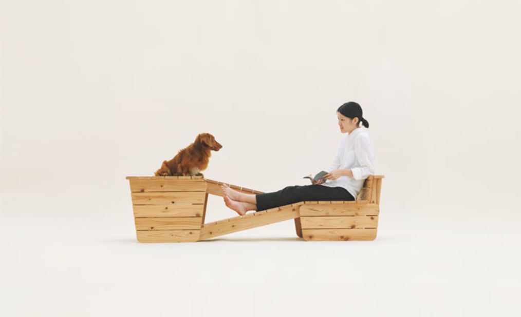 "Architecture for long-bodied-short-legged dog" (i.e. a Dachshund) by Atelier Bow-Bow.