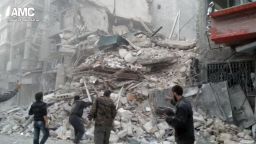 aleppo syria hospital blast