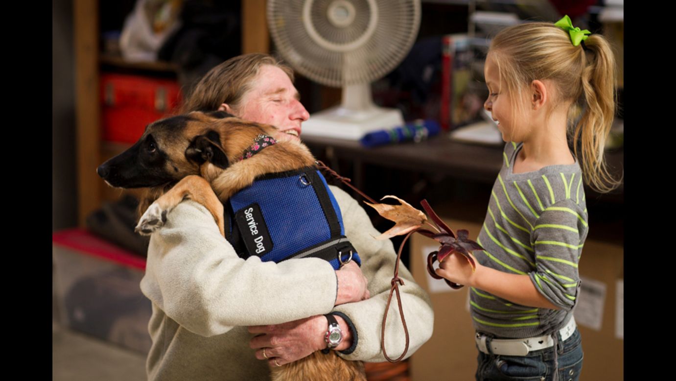 "The canine-human bond is an amazing gift that can make a difference for an individual to begin to feel and create their own new normal," Cortani said.