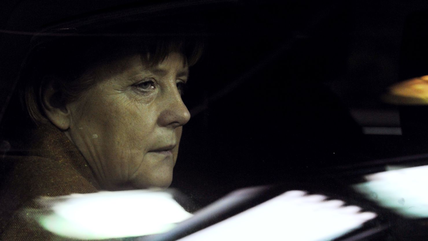 German Chancellor Angela Merkel arrives at the EU Headquarters on November 22, 2012 in Brussels.