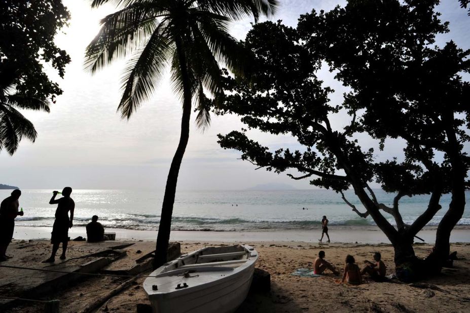Peace and quiet can be found on Victoria, Seychelles, which also has a beautiful beachfront.
