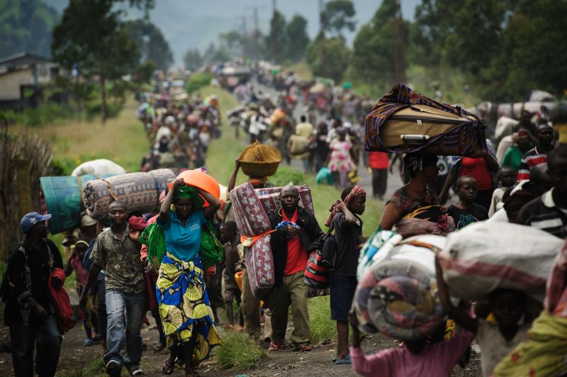 Why The World Is Ignoring Congo War CNN   121123110824 Congo Crowds Fleeing 