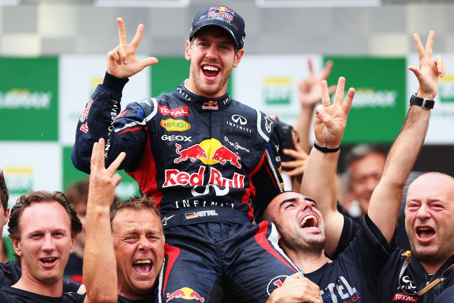 Vettel aims to join Prost next year -- then five-time winner Fangio and Schumacher's magnificent seven are all that are ahead of him in his quest for total greatness.
