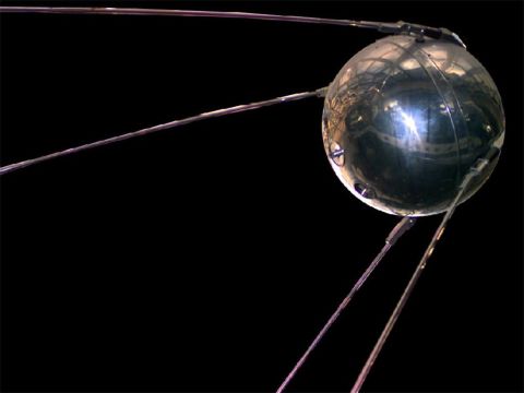 Sputnik I, the world's first satellite, was launched by the Soviet Union on October 4, 1957. It orbited the Earth every 98 minutes.