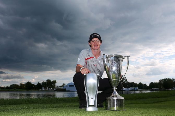 The following week the 23-year-old was in the winner's circle again, this time taking top honors at the BMW Championship. He became the first player to record back to back victories on the PGA Tour since Tiger Woods in 2009.