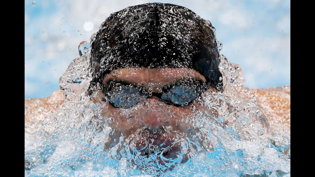 Maksim Veraska of Ukraine competes in the men's 200m IM - SM12 heat 2 on Day 5 of the London 2012 Paralympic Games on September 3 in London.