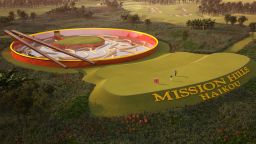 One of the signatures holes on a new fantasy course at Mission Hills in China will see players attempt to hit a green surrounded by a noodle-style hazard complete with chopsticks. 
