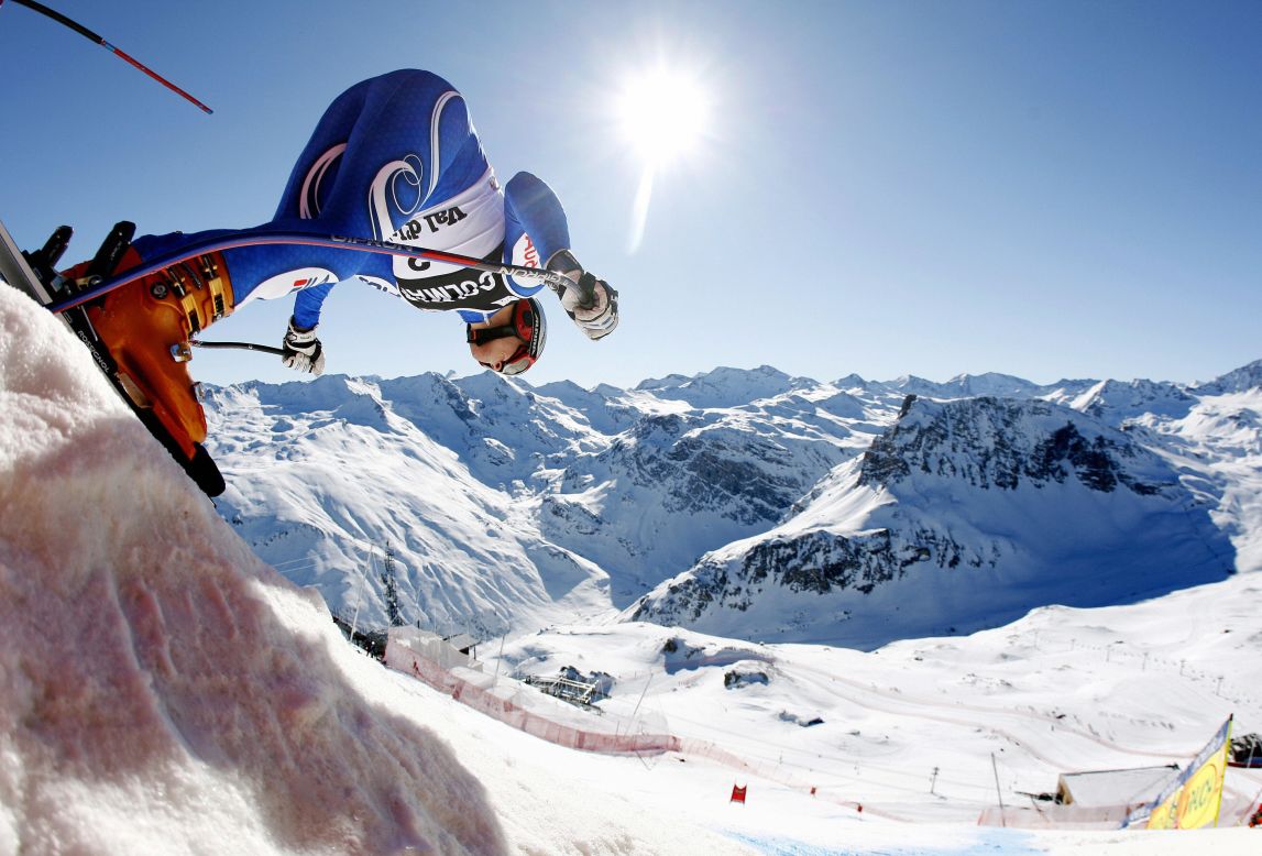 Val d'Isere's altitude of 1,850 meters means it often enjoys snow most of the year round. It has hosted over 130 competitions, making it one of Europe's most popular resorts.