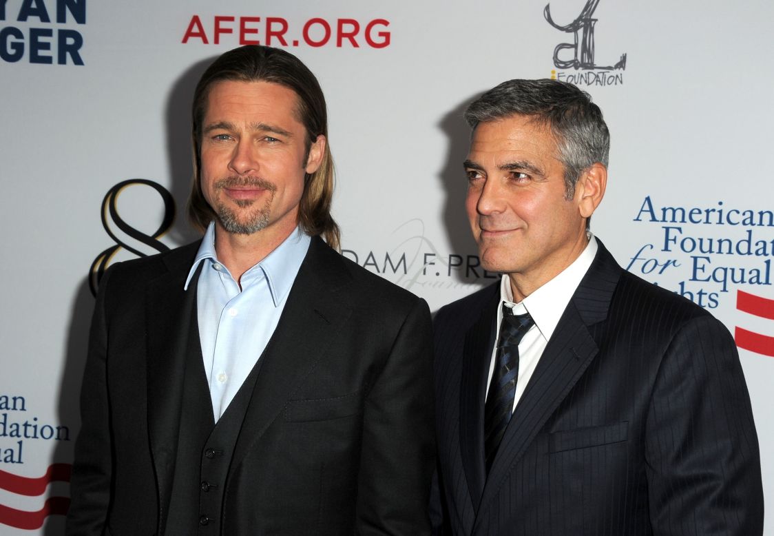 Pitt is also a passionate advocate for marriage equality. He and his pal George Clooney appeared in a play about the issue in March 2012, and he told CNN in November 2012 that marriage is "one of our last big issues of equality. ... [T]here's a certain faction of our society that is not being included."
