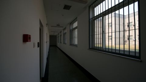 (File photo) This picture shows a detention center in Beijing. 