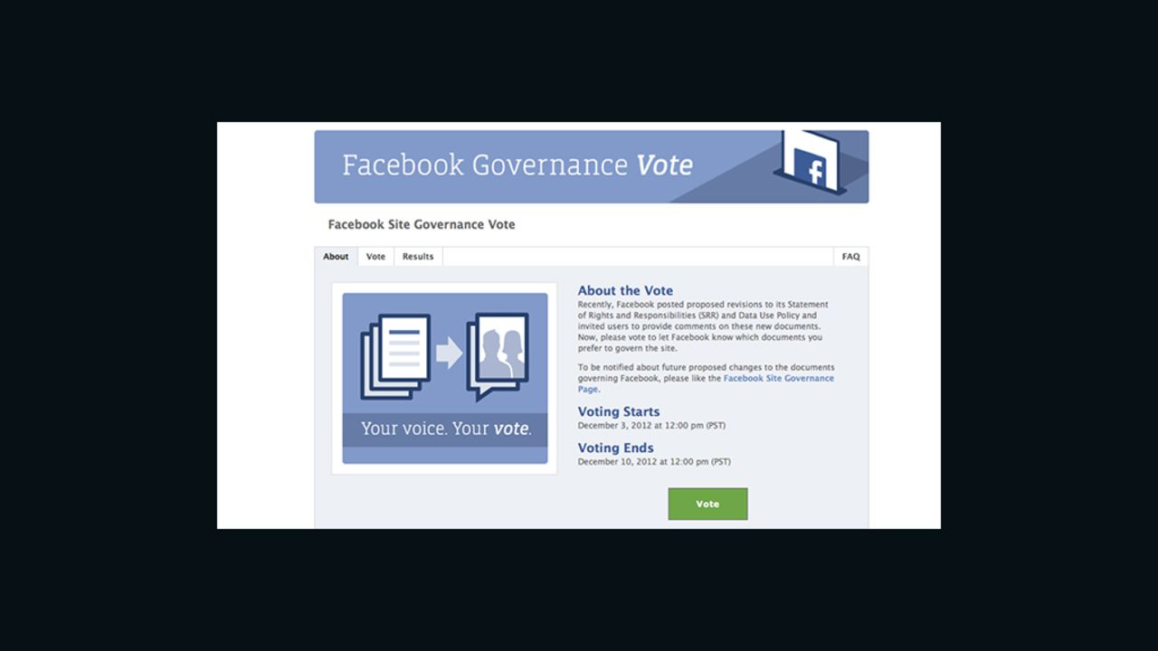 facebook governance vote