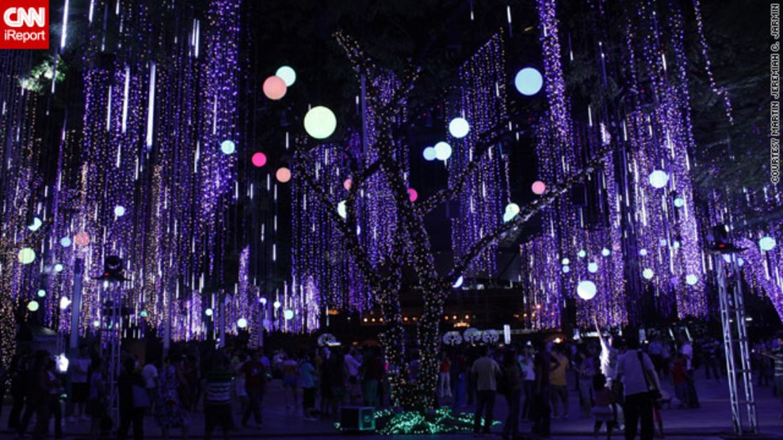 Christmas celebrations in the Philippines are the longest -- and most lavish -- in the world. These <a href="http://ireport.cnn.com/docs/DOC-887973">beautifully lit trees </a>in Makati City, Philippines were captured by iReporter Martin Javin.