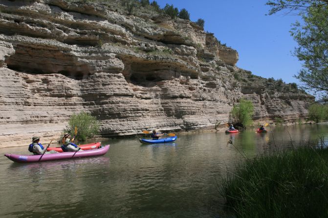 Wine lovers can actually kayak to some vineyards in the Verde Valley, a hot spot for wine makers in Arizona. 