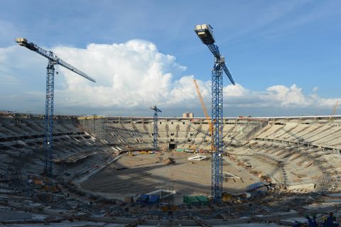 Rio's iconic Maracana Stadium is still undergoing renovation, but is expected to be ready for when Brazil's five-time world champions begin their defense of the Confederations Cup title next June.