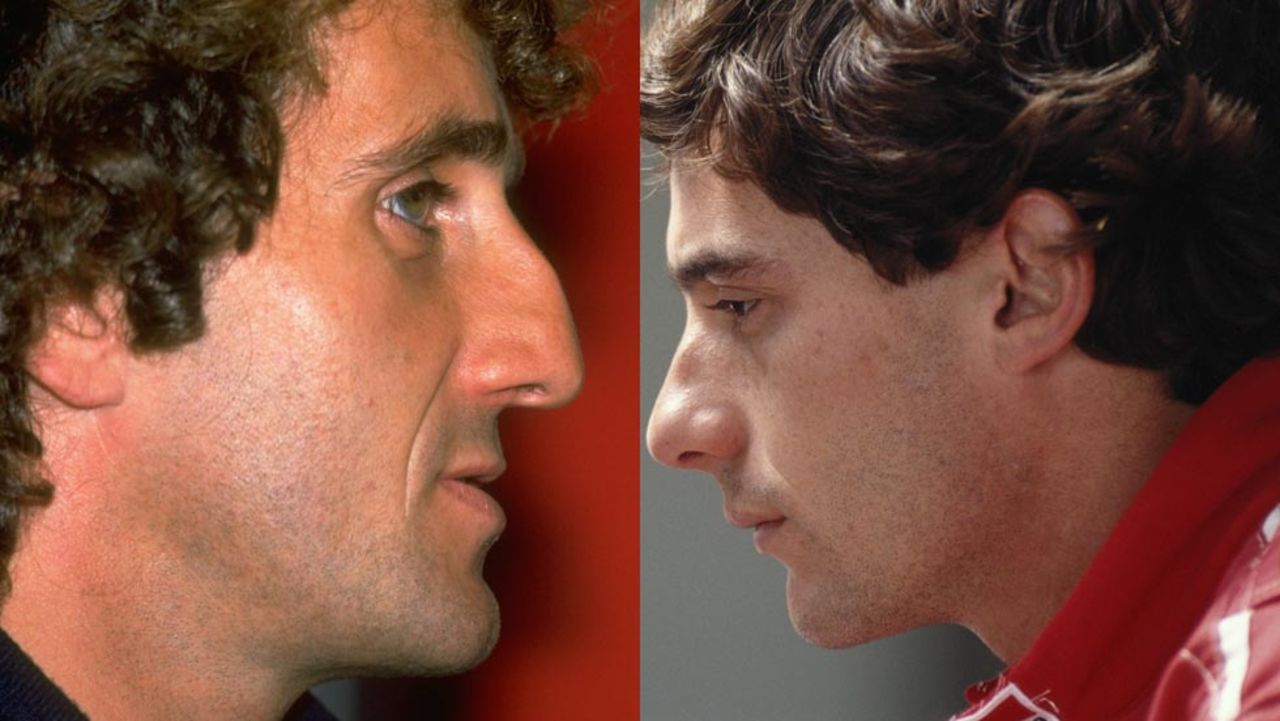 Formula One's greatest rivalry was between Alain Prost and Ayrton Senna. "They absolutely detested each other," Tu says. "They were two very different personalities, and often that's one of the features of great sporting rivalries: Fire and ice."