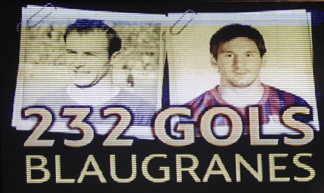 Messi enjoyed a stellar 2012. With a hat-trick against Grenada in March, he equaled and broke the all-time goalscoring record for Barcelona in official matches of 232 set by Cesar Rodriguez.