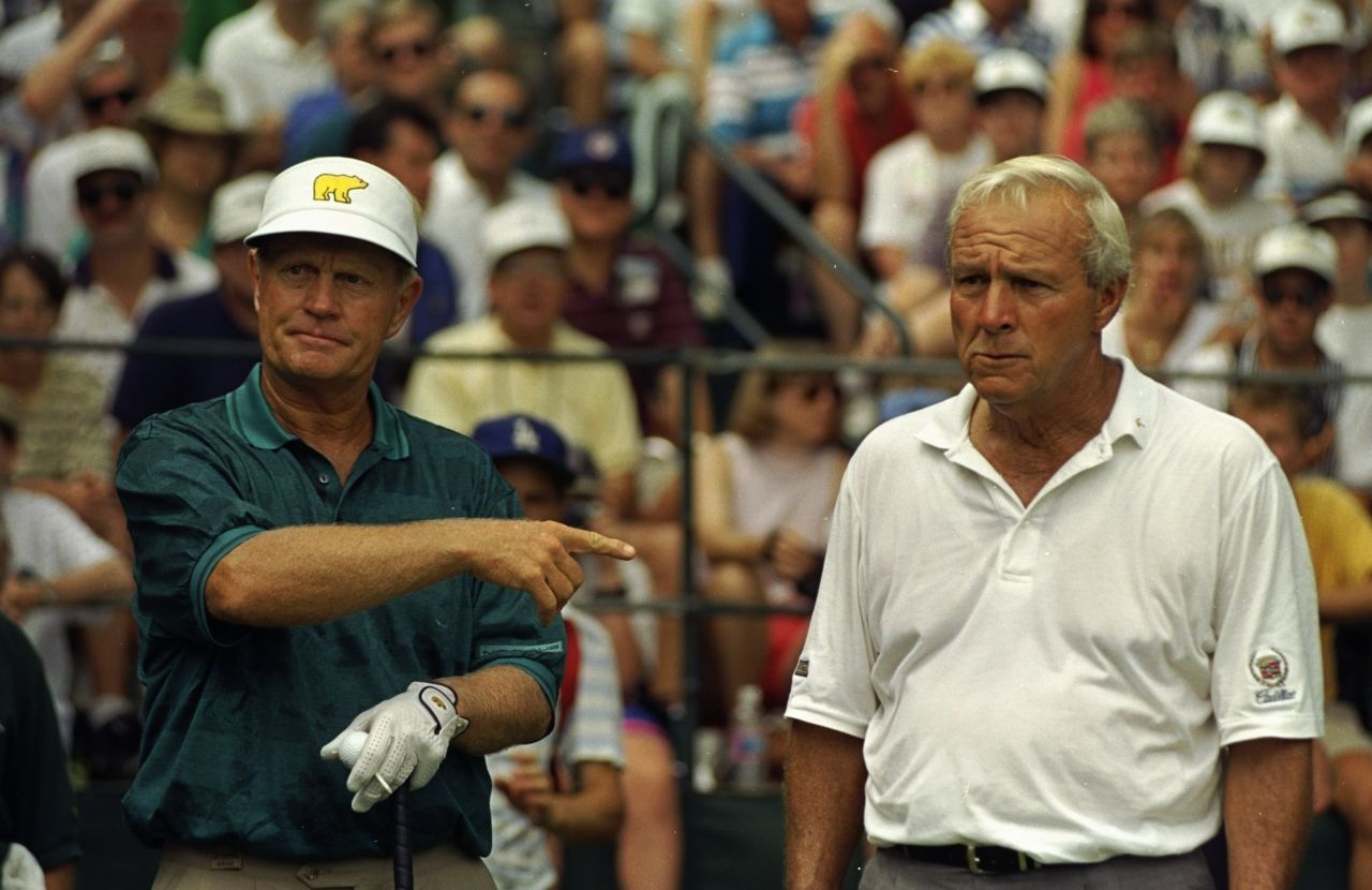 They are following in golf's great tradition of rivalries -- most notably Jack Nicklaus, left, and Arnold Palmer. "The power of the mind and the capability of that mental discipline is what separates the good from the great," sports leadership expert Khoi Tu told CNN. "That might allow them to become friends with people off the course, but not on the course."