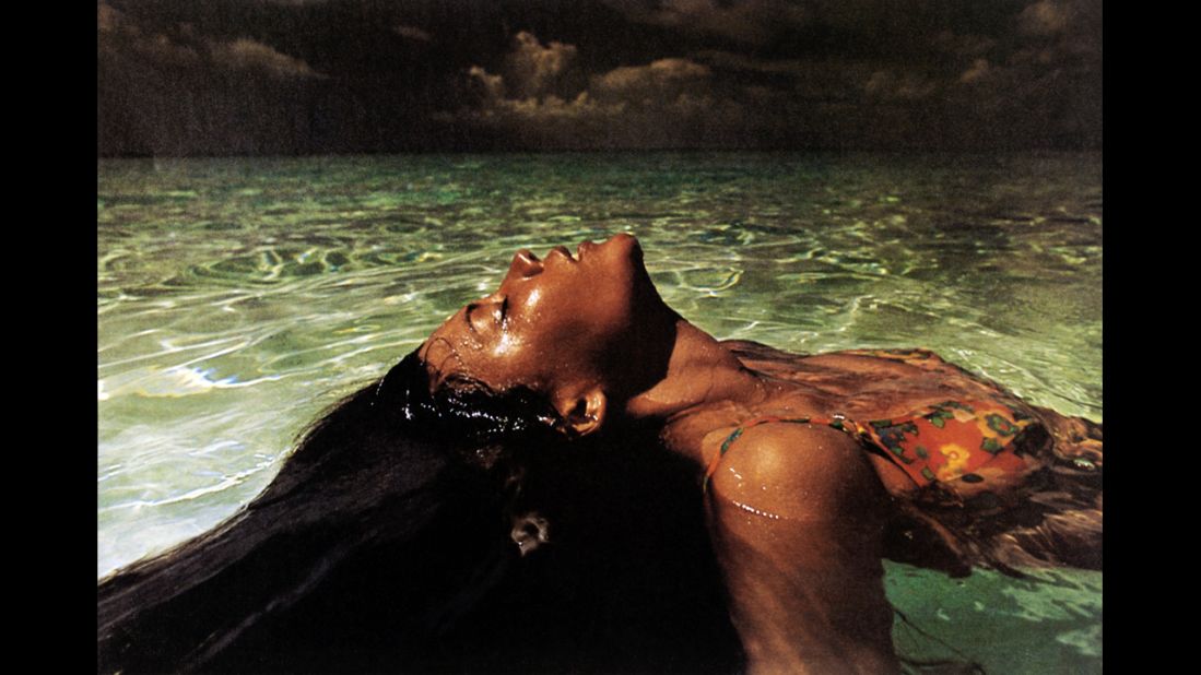 1970: Photographed by Francis Giacobetti in Paradise Island, the Bahamas