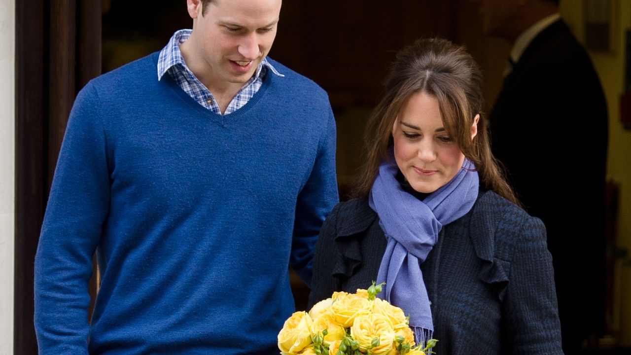 Catherine, the Duchess of Cambridge leaves hospital after being treated for severe morning sickness, on December 6, 2012