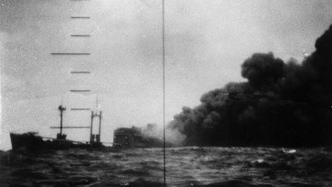 USS Bowfin fired on this target during World War II, setting it ablaze.