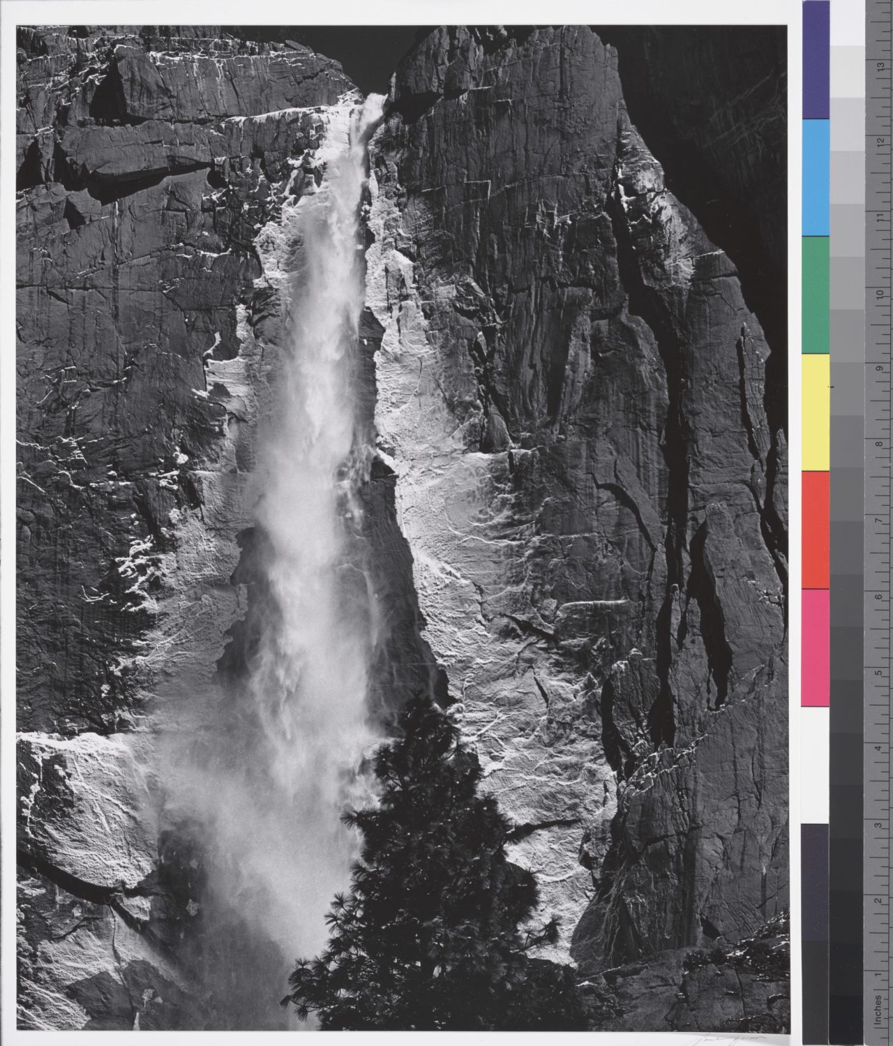 Upper Yosemite Fall, Yosemite Valley, circa 1960.