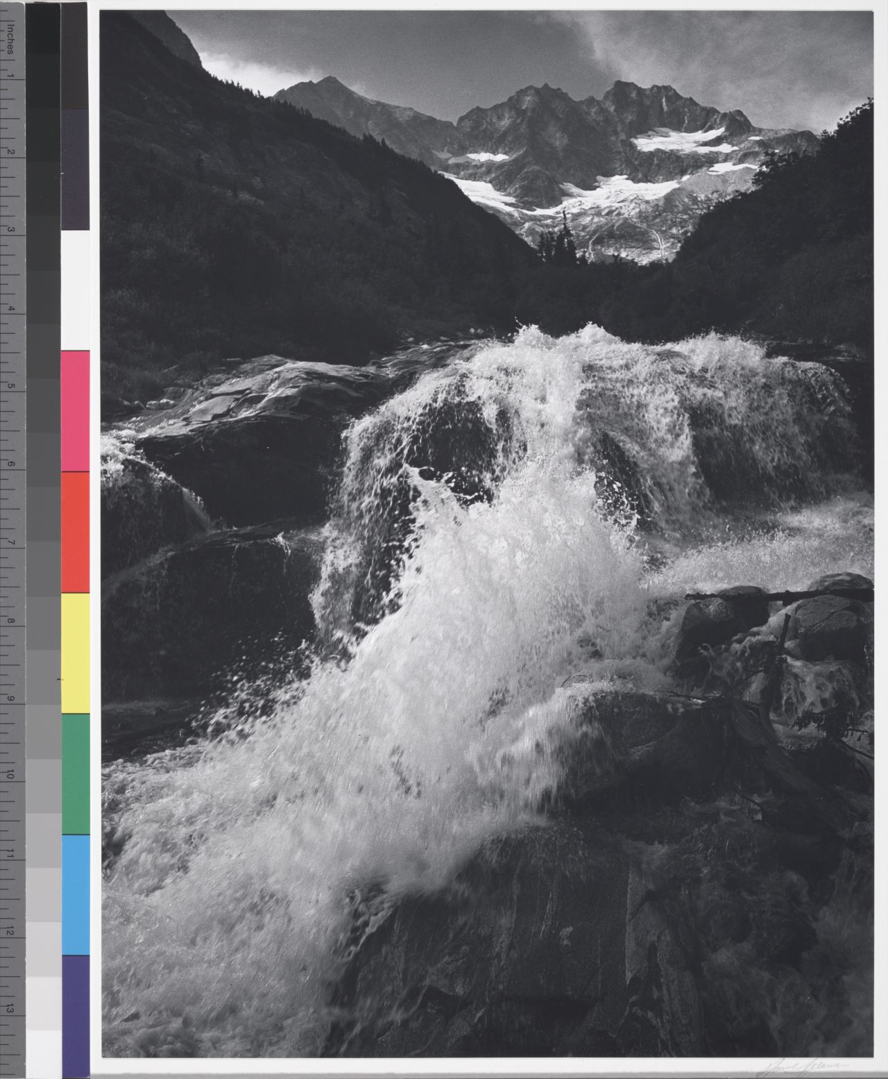 Waterfall, Northern Cascades, Washington, 1960.