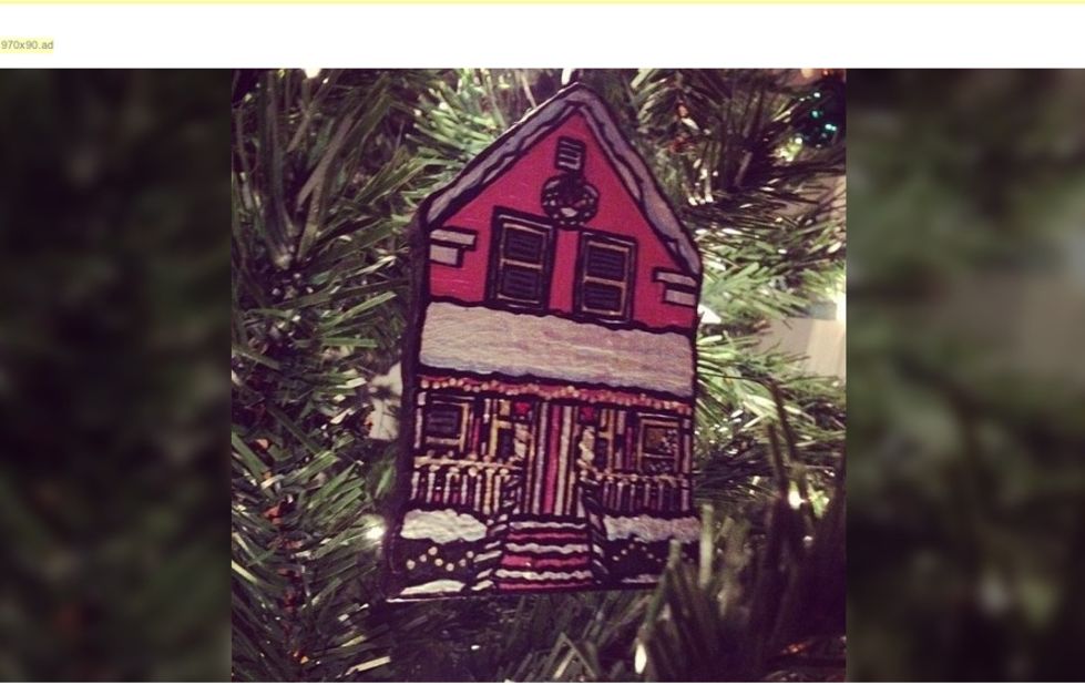 "My brother gave me an ornament version of MY HOUSE for Christmas last year. So sweet and awesome. It ranks among the best gifts I've ever gotten!" -- Katie Hawkins-Gaar (@katiehawk), CNN iReport senior producer 
