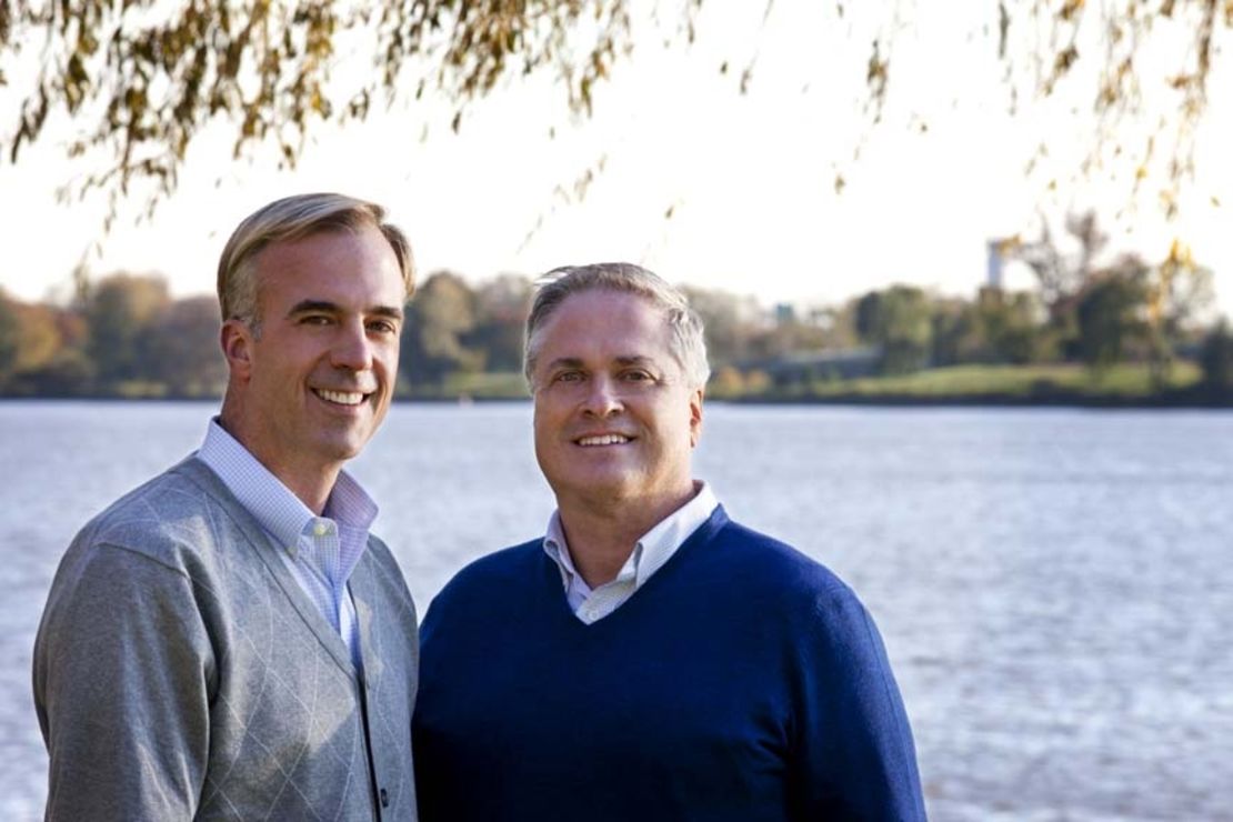 Bob Witeck, right, and his partner, Bob Connelly.