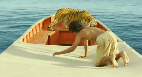 Maybe the best use of 3-D yet, Ang Lee's visually intoxicating treatment of Yann Martel's prize-winning novel about a boy (Suraj Sharma) lost at sea with only a tiger for company is an exquisite poetic fable that also bares ferocious teeth. 