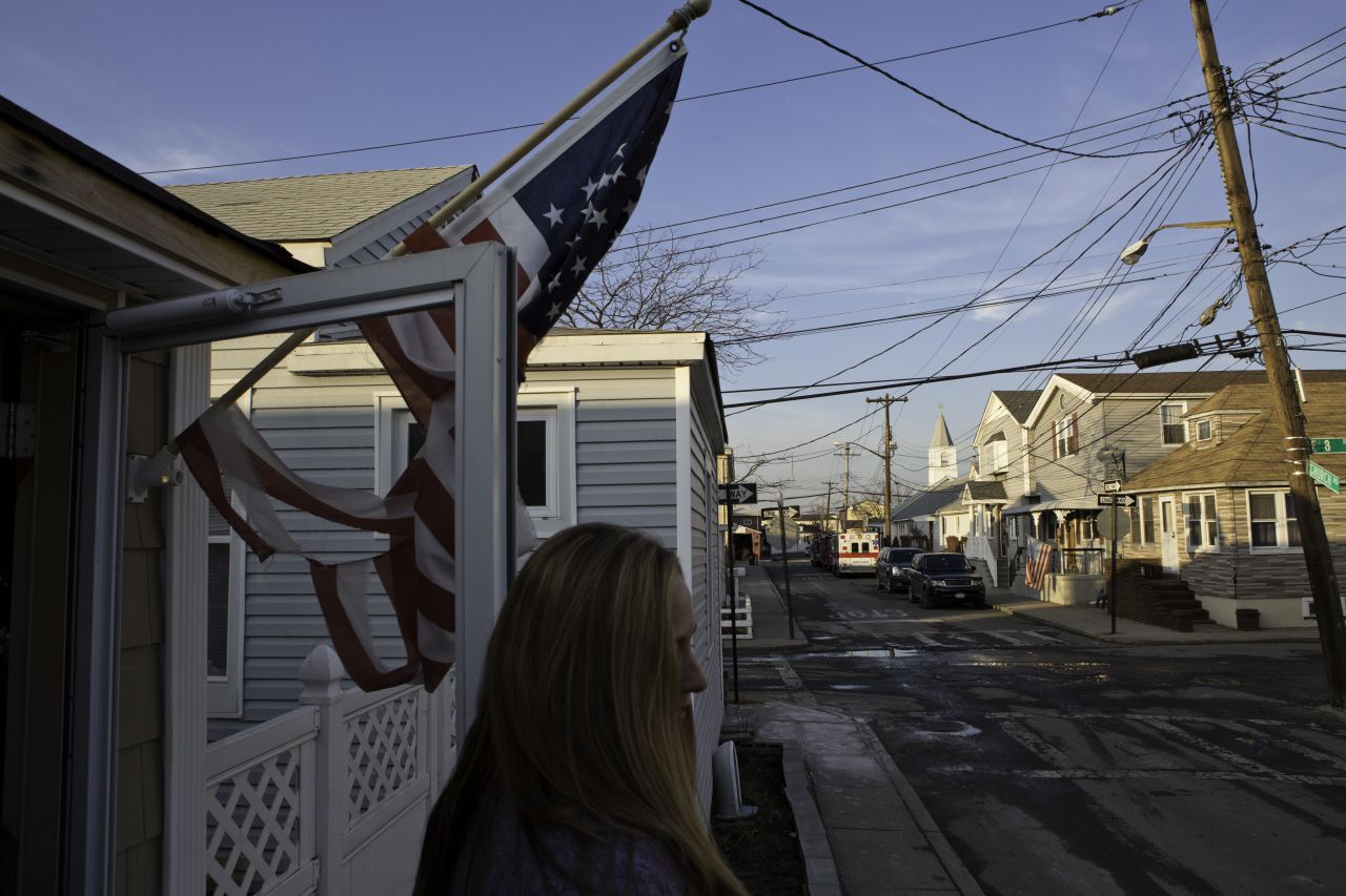 Karen Panetta hopes her family can return to their home in Broad Channel, where she and her husband grew up and where they've raised their kids. They're waiting on insurance or FEMA money to hire a contractor.