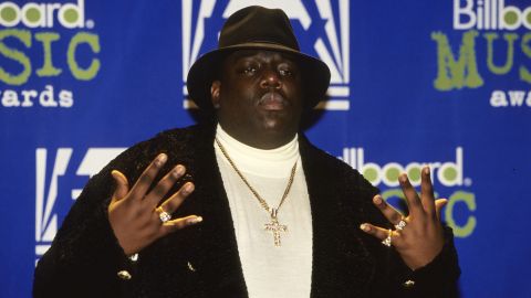 Christopher "Notorious B.I.G." Wallace attends the 1995 Billboard Music Awards in 1995 in New York. He was killed in 1997.
