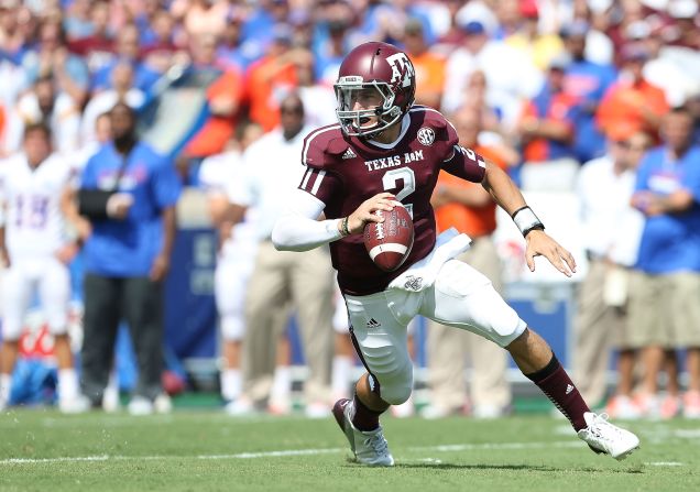 Manziel at Kyle Field on September 8.