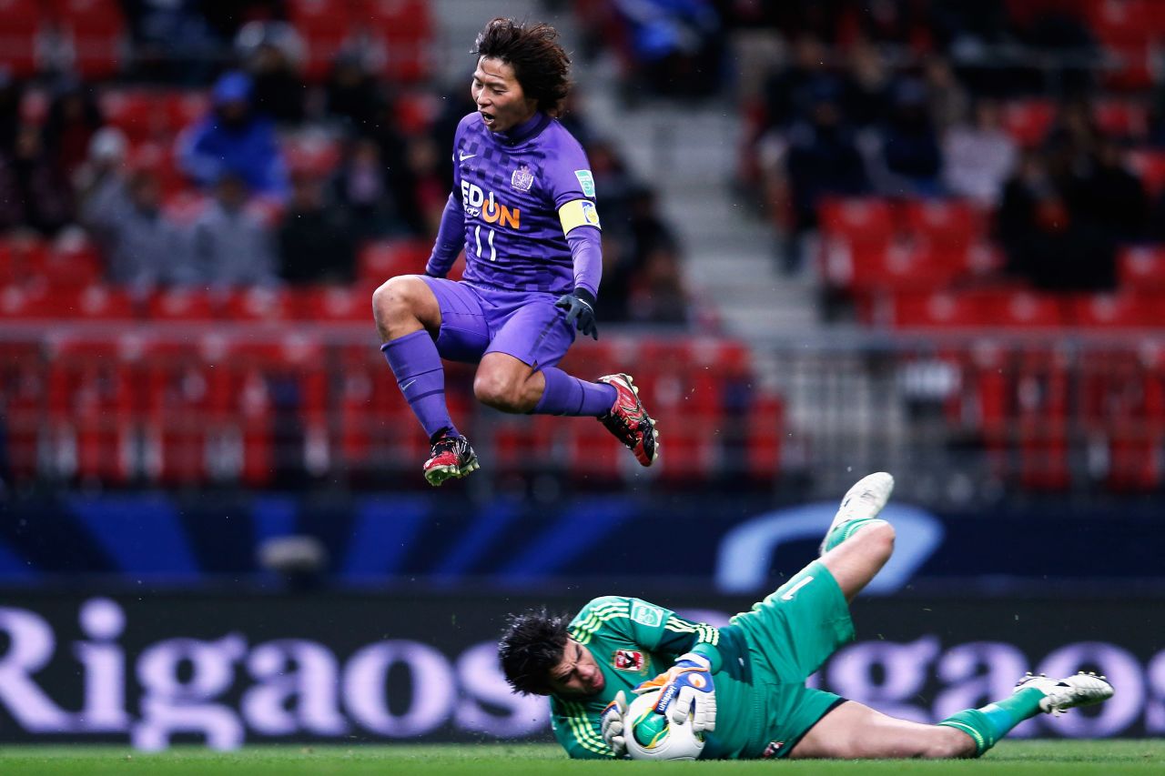 Hisato Sato had equalized in the first half, but on this occasion the J-League's top scorer was denied by goalkeeper Sherif Ekramy, whose Al-Ahly team will next play Brazil's Corinthians in Thursday's semifinals.