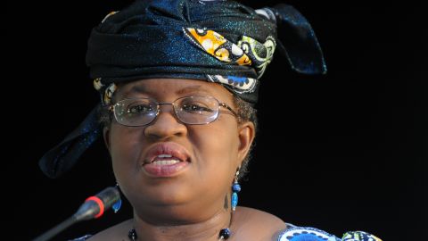 The mother of Nigeria's Finance Minister Ngozi Okonjo-Iweala (pictured) was kidnapped from her home.