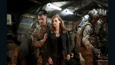 Jessica Chastain plays CIA analyst Maya, a woman in a predominantly masculine world, in Kathryn Bigelow's "Zero Dark Thirty."